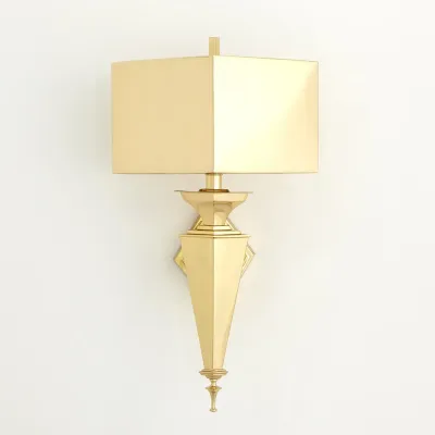 Diamond Sconce Brass