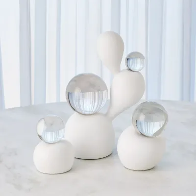 Triple Meringue Sculpture w/2 Spheres