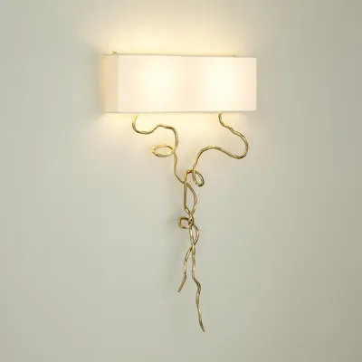 Morning Glory Wall Sconce Brass HW