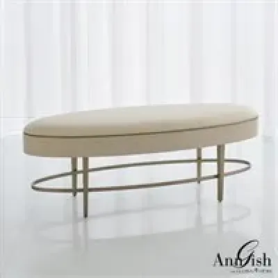 Ellipse Bench Ivory
