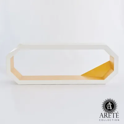 Facet Console Gold Leaf