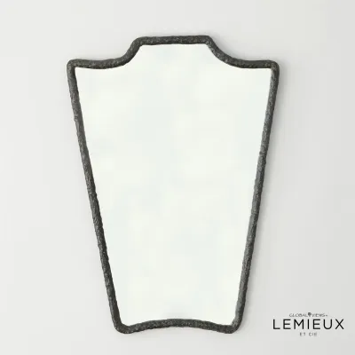 Bouclier Cast Metal Wall Mirror