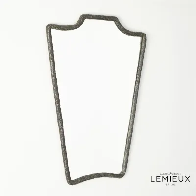 Bouclier Cast Metal Wall Mirror