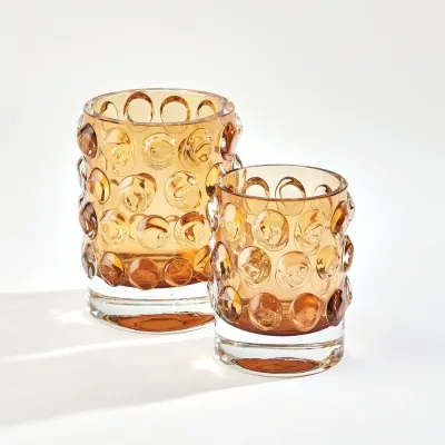 Thousand Eye Amber Vase