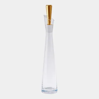 Slant Gold Decanter