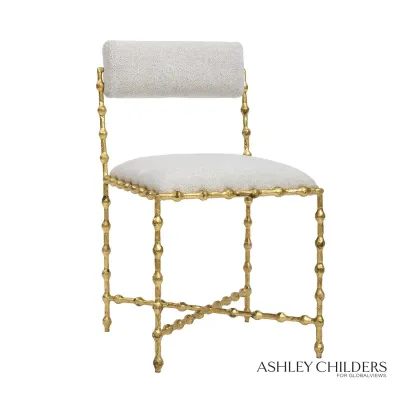 Elder Dining Chair Gold Leaf Avoletta