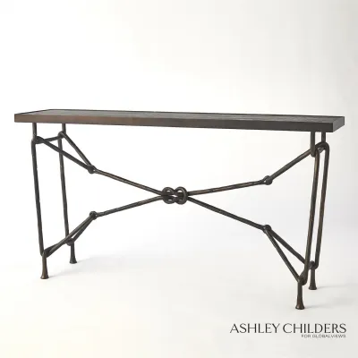 Love Knot Console Bronze/Black