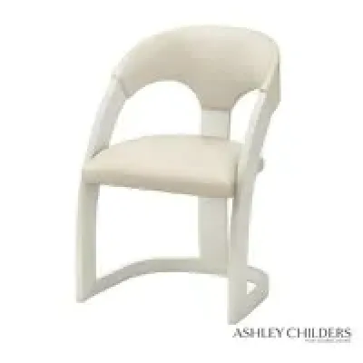 Delia Dining Chair Antique White Milk L