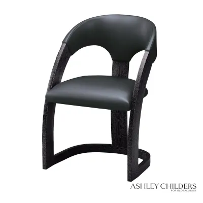 Delia Dining Chair Ebony Cerused Graphi