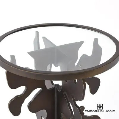 Ink Blot Side Table Bronze