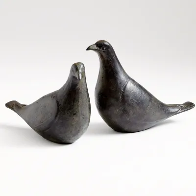 Doves Oiled Bronze Pair