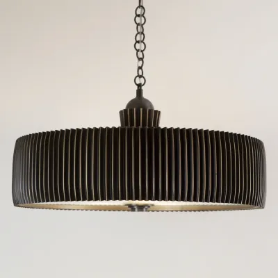 Crimp Chandelier Bronze