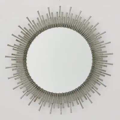 Spike Mirror Antique Nickel