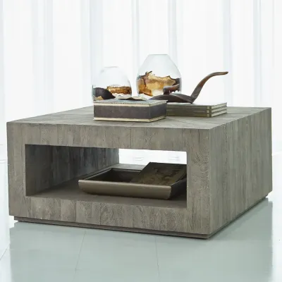 Driftwood Square Coffee Table Grey