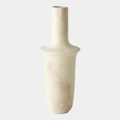 Fladis Matte Cream Marble Vase Tall
