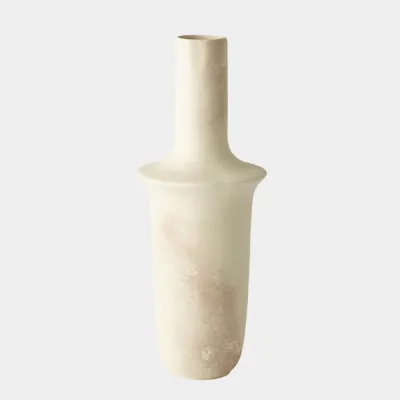 Fladis Matte Cream Marble Vase Tall
