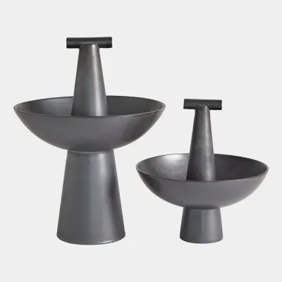 Champion Graphite Bowl 14"H x 13"W x 13"D