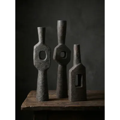 Ebba Rugged Brown Vase