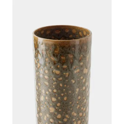 Allium Gray Splotch Vase Tall