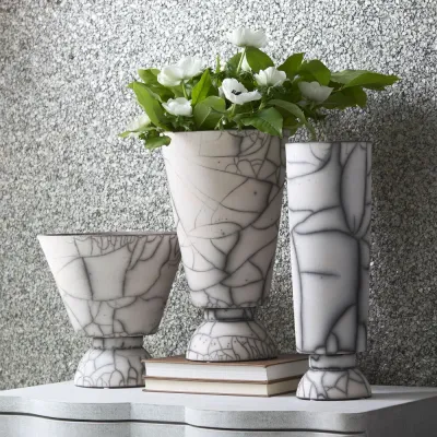 Trophy Naked Raku Vase
