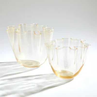 Handkerchief Vase Gold Large