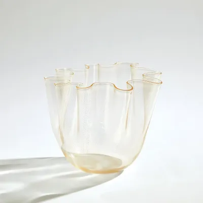 Handkerchief Vase Gold Large