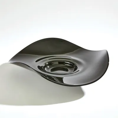 Wavy Edge Bowl Black