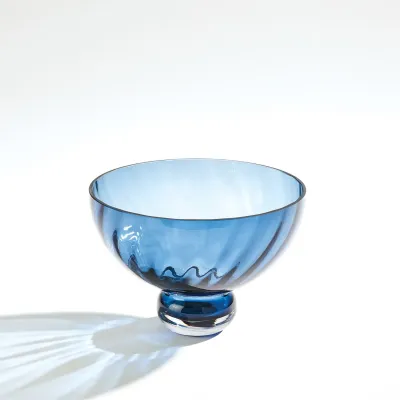 Ball Footed Bowl Blue Small