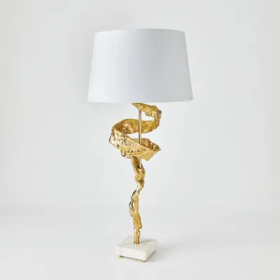 Twist Lamp Brass