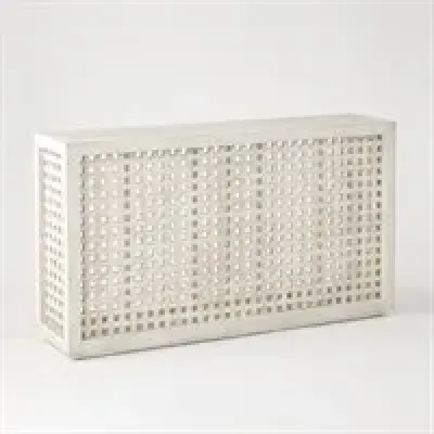 Driftwood Lattice Console