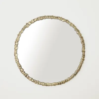 Artiste Round Mirror Brass