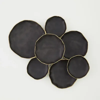Tipped Edge Wall Decor 7 Cluster
