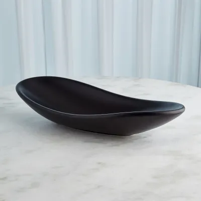 Oblong Platter Bowl Matte Black