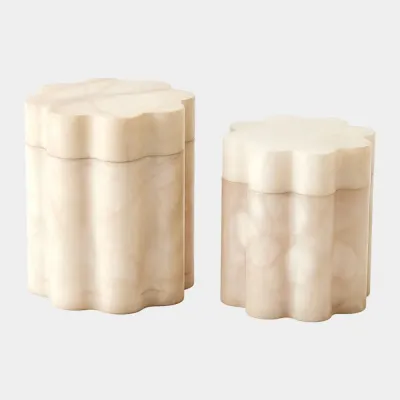 Cumulus Cream Alabaster Tall Box