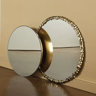 Artiste Round Mirror Brass