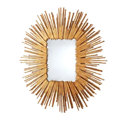 Soleil Mirror Gold Leaf