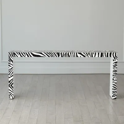 Parson Table Zebra Lacquer