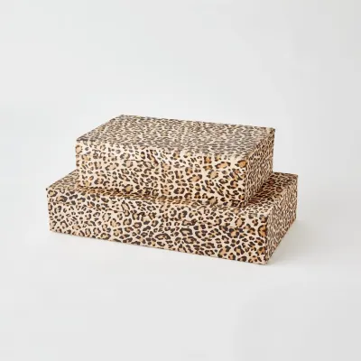 Cheetah Hair on Hide Box Small