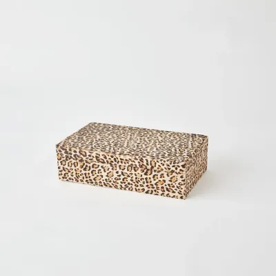 Cheetah Hair on Hide Box Small