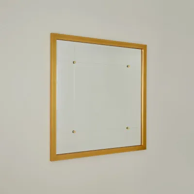 Beaumont Square Mirror Gold Leaf