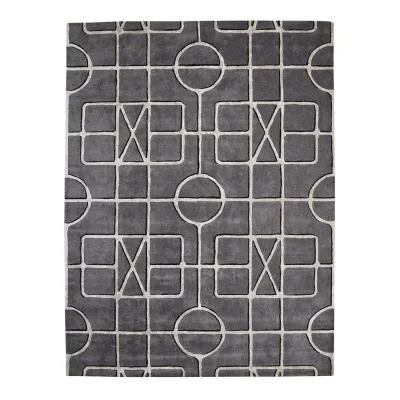 Gate Rug Indigo/Charcoal