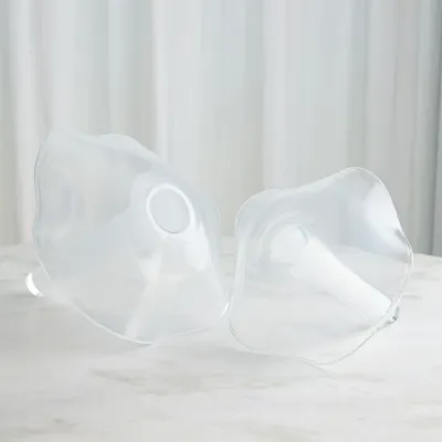 Andromeda White Vase 12"H x 13"W x 13"D