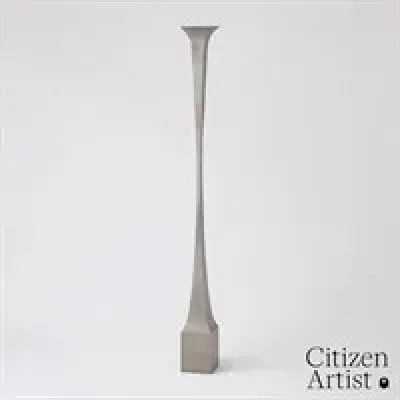 Giac Torchiere White Bronze