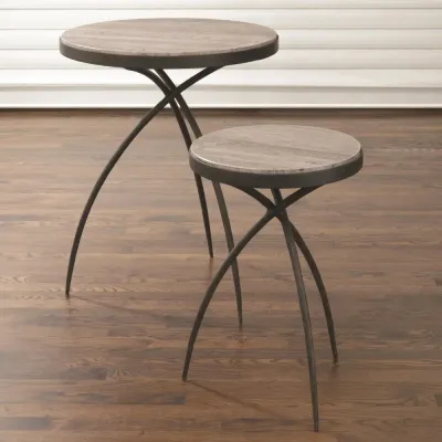 Tripod Table with Grey Marble Top