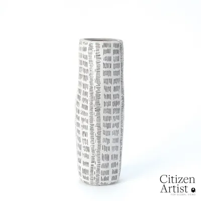 Frequency Vase White Large