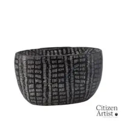 Frequency Oval Bowl Black