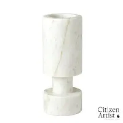 Luc Vase White Marble