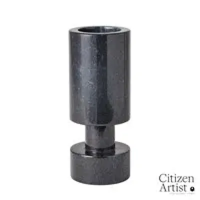 Luc Vase Black Marble