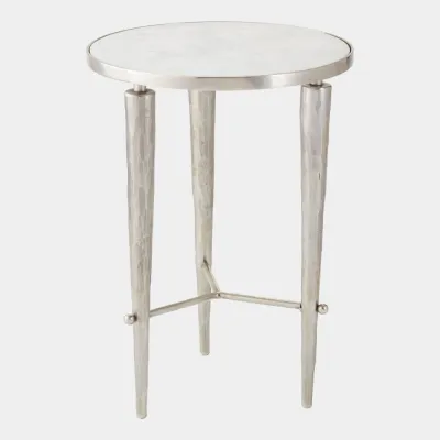 Jasper Nickel Accent Table