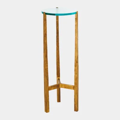 Oculus Antique Gold Table
